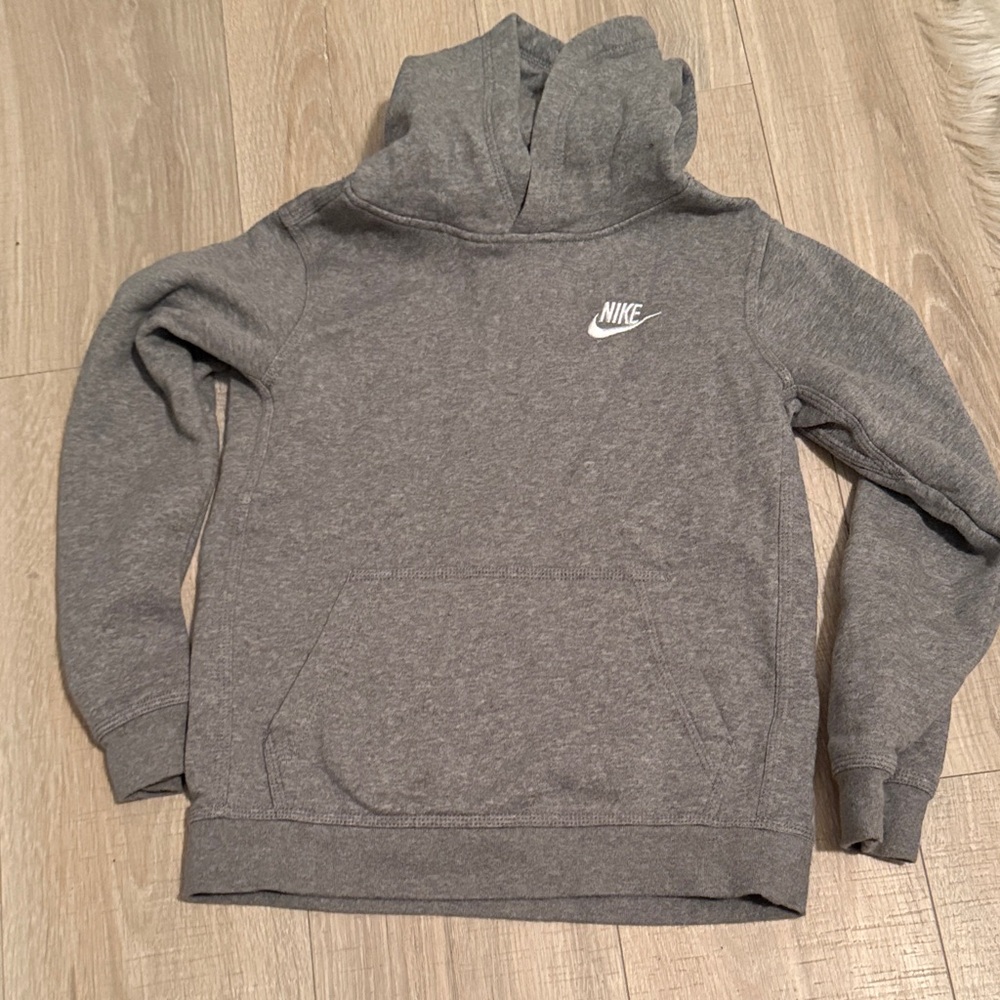 Nike Heather Gray Pullover Hoodie